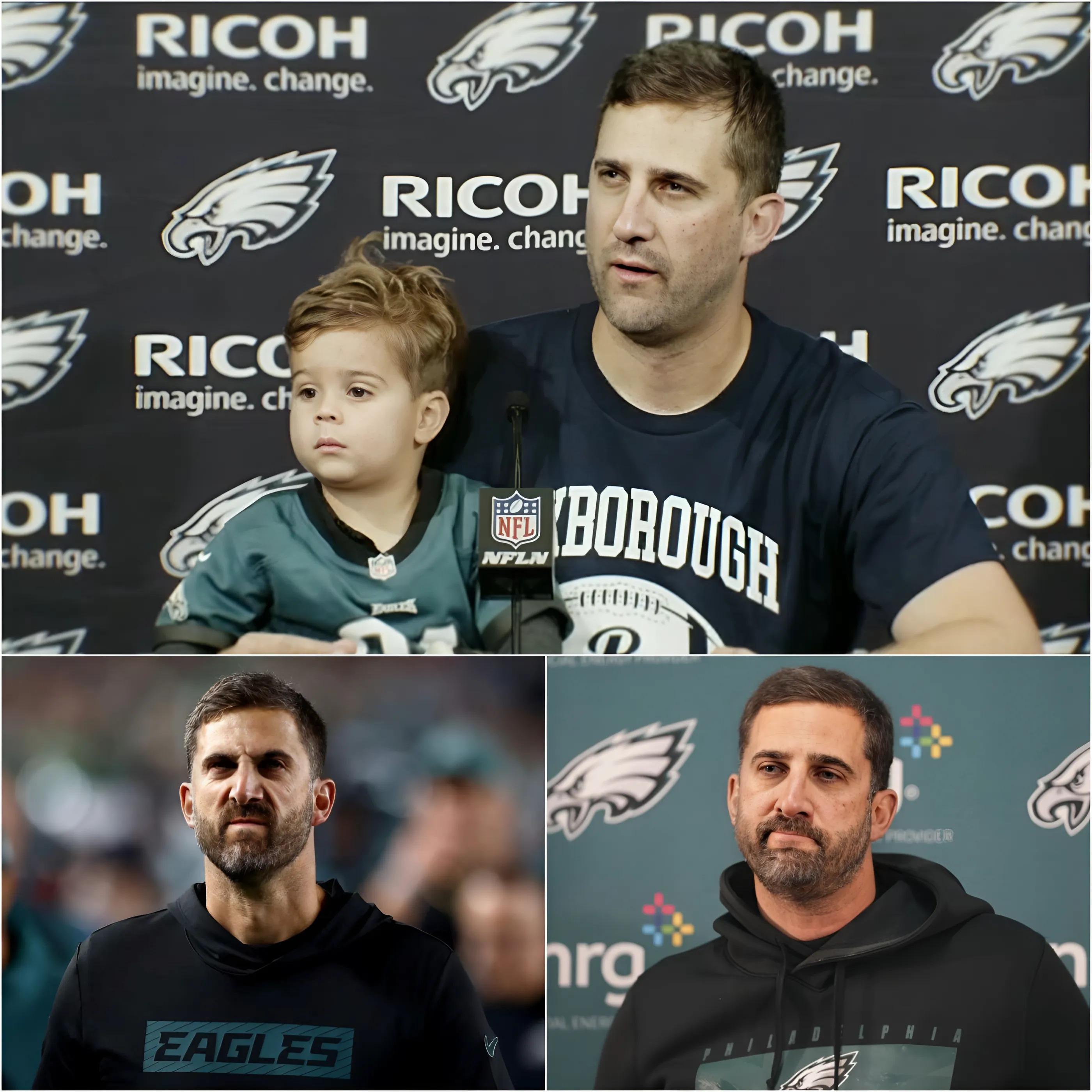 Emotional Revelation: Eagles Coach Nick Sirianni Breaks Down Over Son’s Health Battle – Fans Flood In With Prayers and Support.-vut